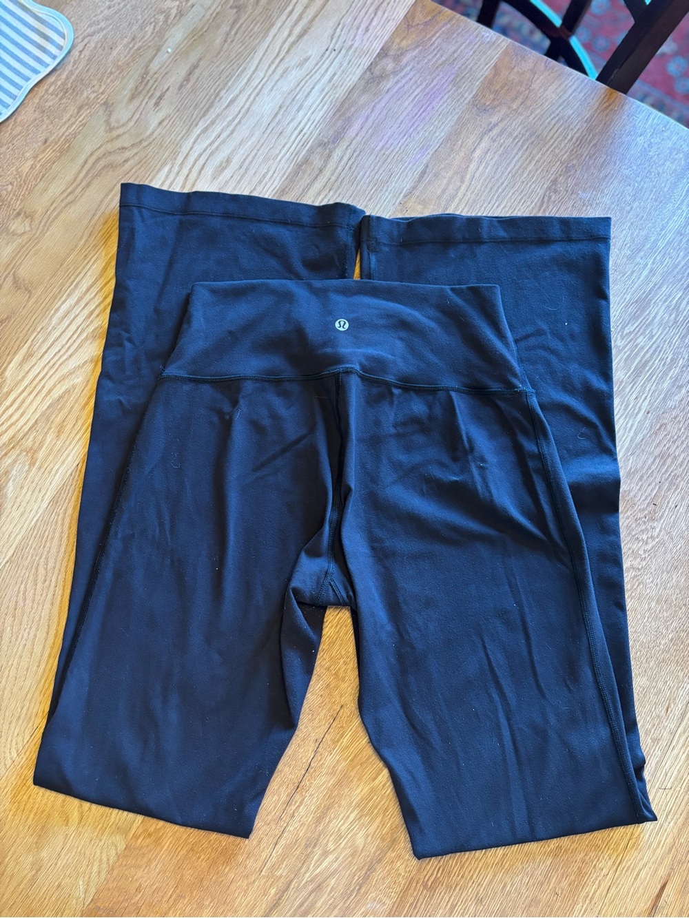 lululemon athletica Black Boot Cut Flare Pants